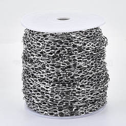 Tarnish Resistant 304 Stainless Steel Chains&nbsp;CHS-S001-03B-P