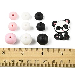 40Pcs 10 Styles Silicone Beads&nbsp;SIL-FS0001-27C