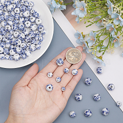 200Pcs 4 Styles Handmade Porcelain Beads&nbsp;PORC-CA0001-13