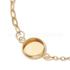 304 Stainless Steel Paperclip Chain Satellite Chain Bracelet Making&nbsp;BJEW-JB13070-01