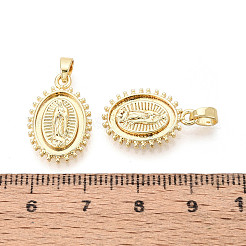Religion Brass Pendants&nbsp;KK-T073-55G