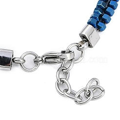 Synthetic Non-magnetic Hematite Beaded Bracelets&nbsp;BJEW-S156-05P-A