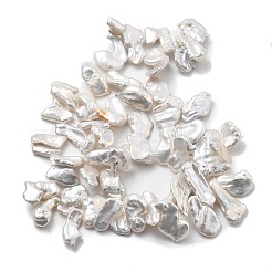 Natural Baroque Keshi Pearl Beads Strands&nbsp;PEAR-P064-02C-01A