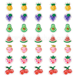 35Pcs 7 Styles PVC Plastic Cabochons&nbsp;KY-TA0001-43