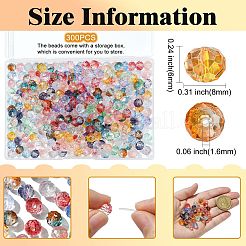 300Pcs Transparent Baking Paint Glass Beads&nbsp;GLAA-CJ0002-46
