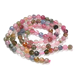 Natural Multicolor Tourmaline Beads Strands&nbsp;GG-CBA5A1A-A10-04
