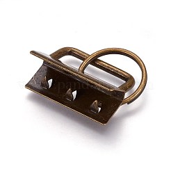 Electroplate Iron Split Key Rings&nbsp;X-IFIN-WH0044-01C-AB
