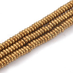 Electroplate Non-magnetic Synthetic Hematite Beads Strands&nbsp;G-B014-12A