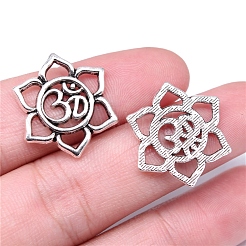Chakra Theme Tibetan Style Alloy Pendants&nbsp;CHAK-PW0001-034AS