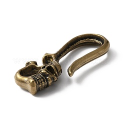 Brass Hook Clasp&nbsp;FIND-WH0037-78AG