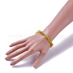 Natural Jade Beads Stretch Bracelets&nbsp;BJEW-JB04152-06