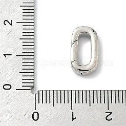 Brass Spring Gate Rings&nbsp;KK-G548-07A-P
