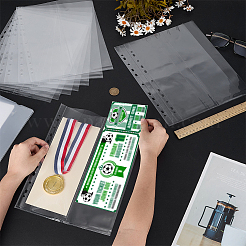 10Pcs Plastic Photo Card Sleeves Binder Pockets&nbsp;DIY-WH0709-071A