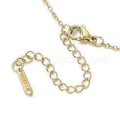 5Pcs 5 Colors Valentine's Day Theme Alloy Enamel Word Love Pendant Necklaces&nbsp;NJEW-JN05222