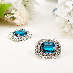 Alloy Rhinestone Shoe Decorations&nbsp;FIND-WH0126-417D