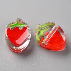 Transparent Enamel Acrylic Beads&nbsp;TACR-S155-003
