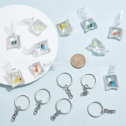 DIY 3D Goldfish Bag Keychain Making Kits&nbsp;DIY-NB0007-43