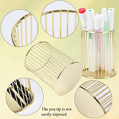 Iron Storage Pen Holder&nbsp;AJEW-WH20072-31G