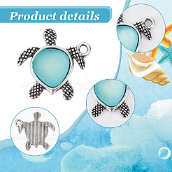 20Pcs 2 Colors Tibetan Style Alloy Pendants&nbsp;FIND-PH0005-96