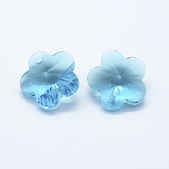 Transparent Glass Pendants&nbsp;GLAA-P037-03-M