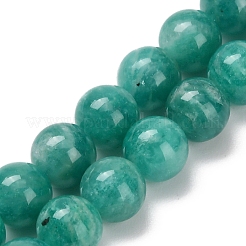 Natural Soviet Amazonite  Beads Strands&nbsp;G-C259-B08-6mm