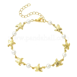 Ocean 304 Stainless Steel Sea Animals Link Chain Anklets for Women&nbsp;AJEW-AN00823-02