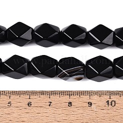 Natural Black Agate Beads Strands&nbsp;GG-N361-06A-07