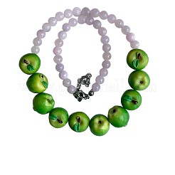 Glass & Resin Fruit Beaded Necklaces for Women&nbsp;WG91F17-03