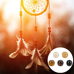 5 Colors Maple Wood Beads&nbsp;WOOD-AN0001-03