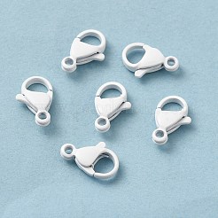 Spray Painted 304 Stainless Steel Lobster Claw Clasps&nbsp;STAS-R120-01C-01