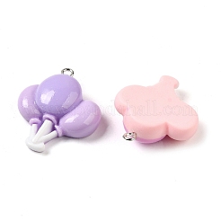 Opaque Resin Pendants&nbsp;X-RESI-A028-05