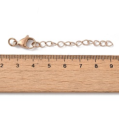 304 Stainless Steel Chain Extender&nbsp;STAS-O083-07RG-01