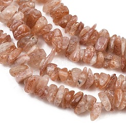 Natural Gold Spot Sunstone Beads Strands&nbsp;G-G464-B01-01