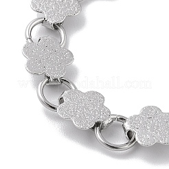 Non-Tarnish 304 Stainless Steel Link Chain Bracelets for Women&nbsp;BJEW-Q343-04A-P