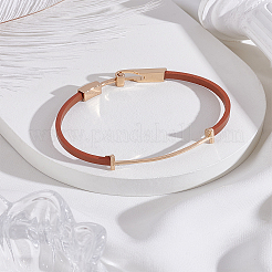 1Pc PU Leather Bangles for Women&nbsp;BJEW-LP0003-49A