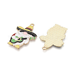 Alloy and Enamel Pendants&nbsp;ENAM-T021-20B