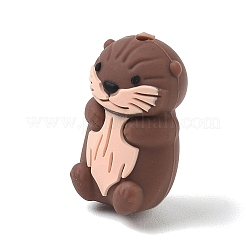 Animal Theme Silicone Beads&nbsp;SIL-E013-03G