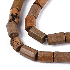 Natural Picture Jasper Beads Strands&nbsp;GG-N002-01A-13