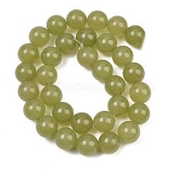Natural Dyed White Jade Beads Strands&nbsp;GG-CBAEB22-B01-10mm-05