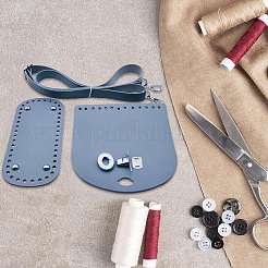 Handmade PU Leather Crochet Shoulder Bag Accessories Kits&nbsp;DIY-CL0002-52C