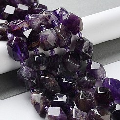 Natural Amethyst Beads Strands&nbsp;G-C182-16-01