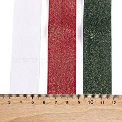9 Yards 3 Styles Christmas Theme Polyester & Polycotton Ribbons Sets&nbsp;SRIB-A015-01A-01