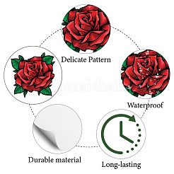 8 Sheets Plastic Waterproof Self-Adhesive Picture Stickers&nbsp;DIY-WH0428-088