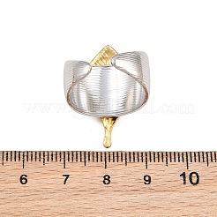 304 Stainless Steel Cuff Open Rings&nbsp;SA-CBV3037-03GP-01