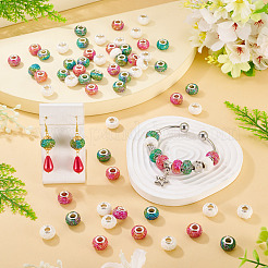 100Pcs Large Hole Resin European Beads&nbsp;OPDL-TA0001-06C