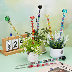 DIY Resin & Acrylic & Glass Drawer Knob Garden Stake Making Kits&nbsp;DIY-OC0014-01