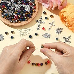 DIY Rosary Bead Jewelry Kits&nbsp;DIY-SC0029-80