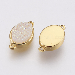 Druzy Resin Links connectors&nbsp;G-F564B-16G