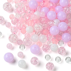 DIY Round Acrylic Beads Bracelets Making Kits&nbsp;DIY-FS0007-02B