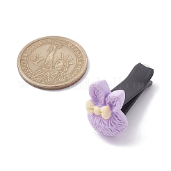 Rabbit with Bowknot Resin Car Air Vent Clips&nbsp;JEWB-BR00147-01